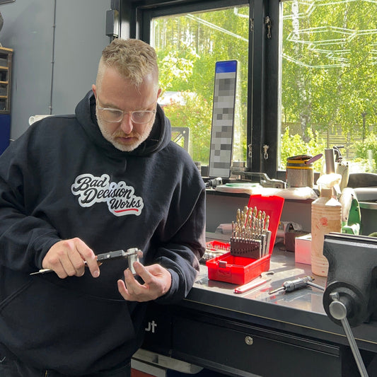 Embroidered Vintage BDW Logo Hoodie